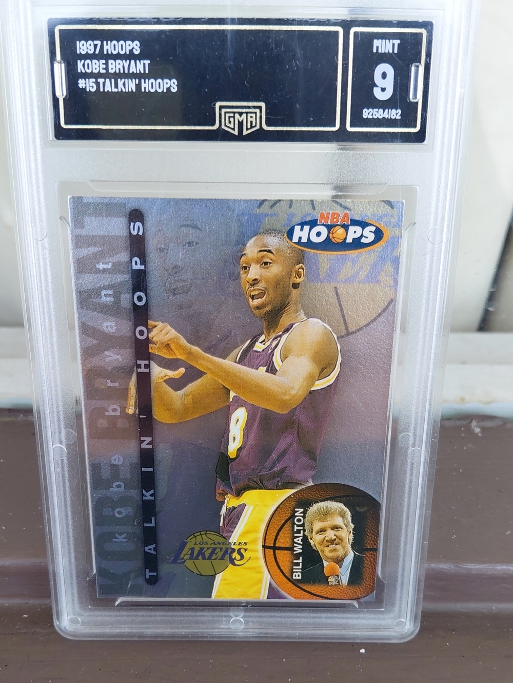 Kobe Bryant #15 Talkin' Hoops Basketball Card - Purple